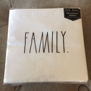 Rae Dunn FAMILY Napkins